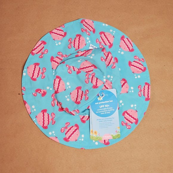 I Play Bucket Sun Hat 9-18 Months Blue - Picture 6 of 8